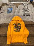 Assorted hoodies