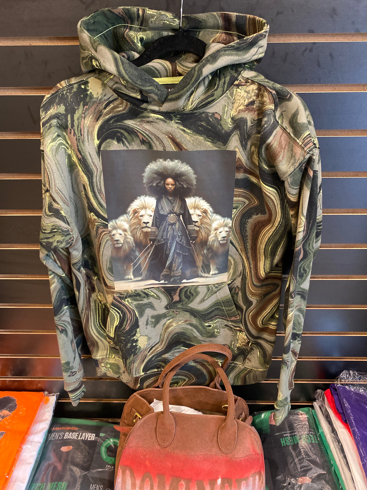 Assorted camouflage hoodie