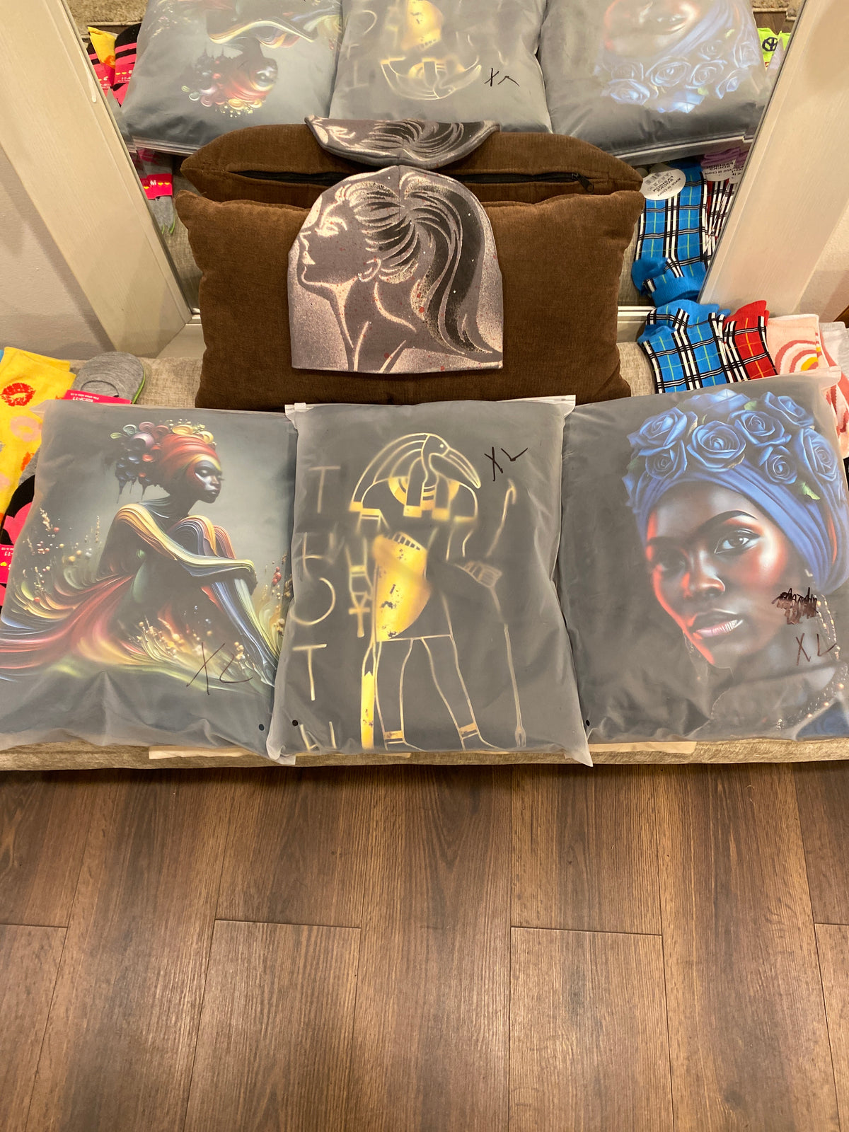 Assorted hoodies